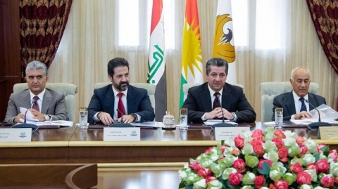 مجلس وزراء كوردستان يجتمع للتباحث حول جملة مواضيع